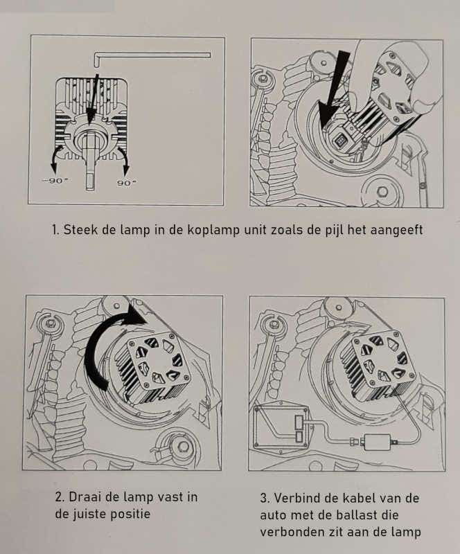 X-Line Platinum Series D1S Canbus LED 2e kans - Afbeelding 2